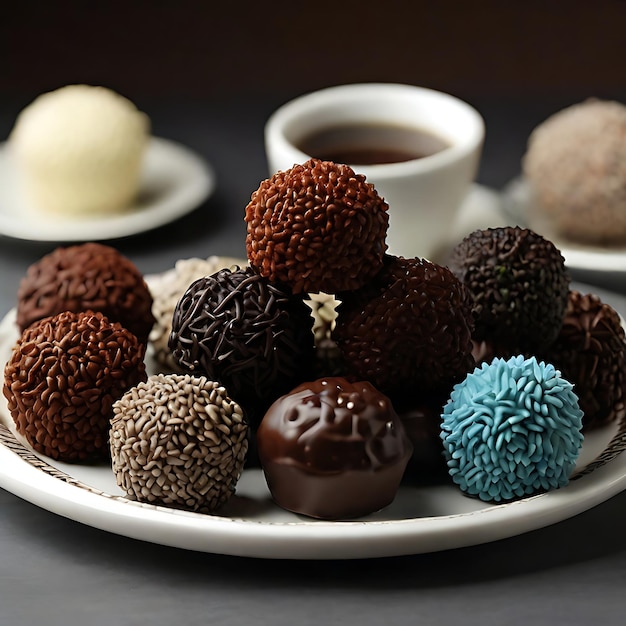 brigadeiros de varios tipos AI