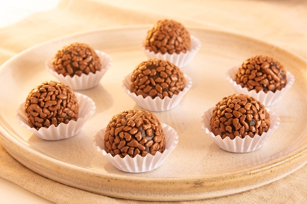 Brigadeiros, traditionelle brasilianische Süßigkeit