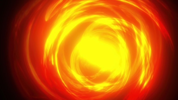 Bright Spiral Fire computergenerierte D-Render
