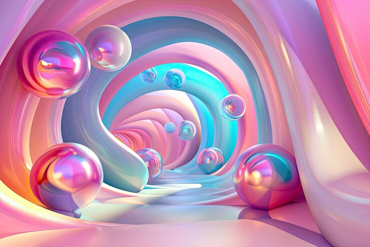 Bright_Swirl_RibbonBeautiful_Background (Ribón brillante y giratorio y hermoso de fondo)