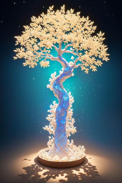 Foto brilhante árvore da vida