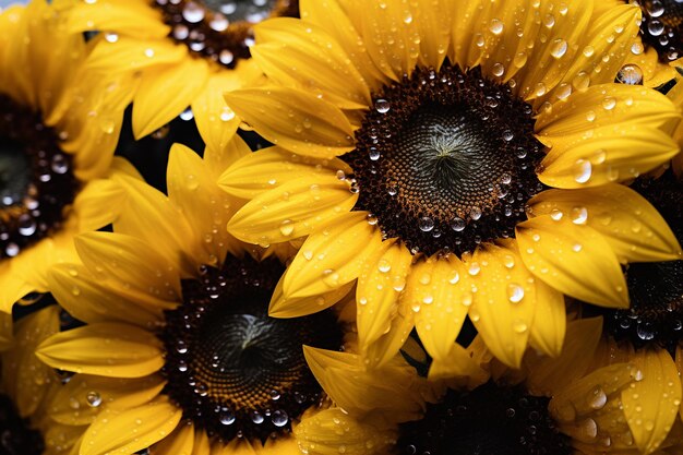 La brillante belleza del girasol