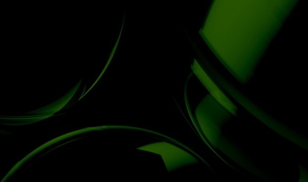 El brillo brillante afecta el diseño de fondo abstracto El color verde máximo oscuro
