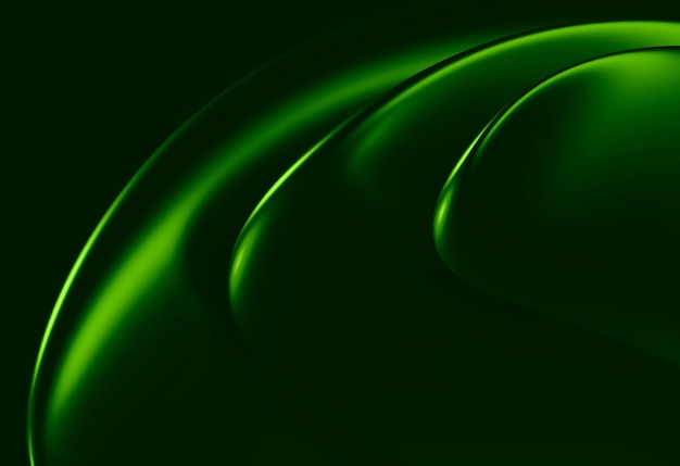 El brillo brillante afecta el diseño de fondo abstracto El color verde máximo