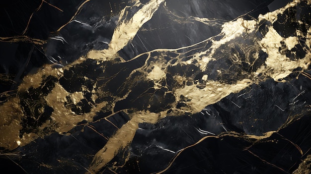 Brillo dorado texturas de mármol negro fondo brillo dorado abstracto textura de mármol oscuro