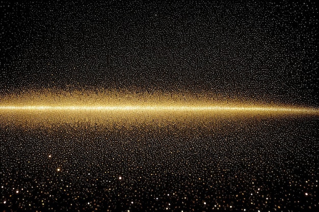 Brillo luces grunge fondo oro polvo rastro generativo ai