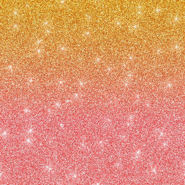 brillo rosa y dorado con fondo rosa.