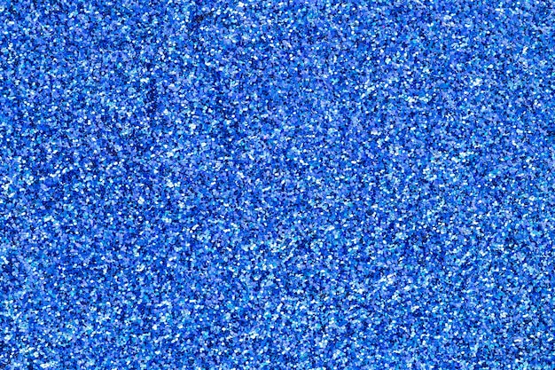 Foto brillos azules coloreados en brillo