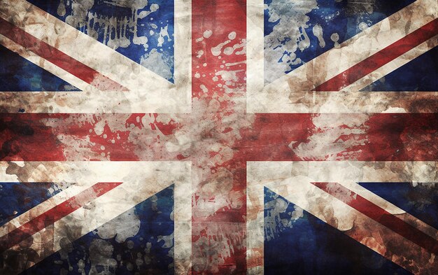 Britannia dio a conocer el Grunge Union Jack Bandera de fondo
