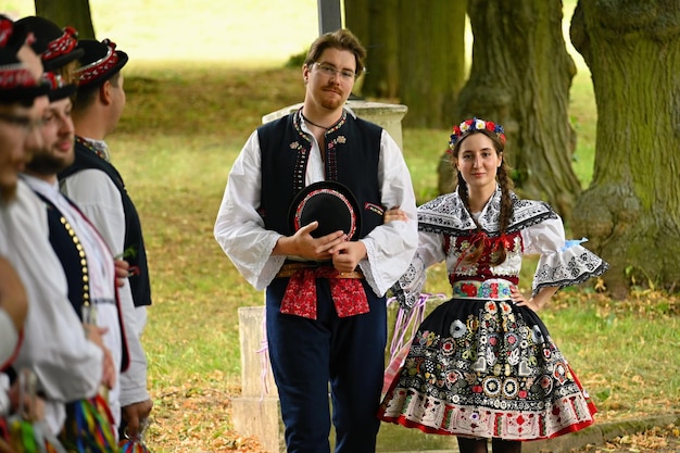 Foto brno república checa 24 de junio de 2023 fiestas tradicionales de la fiesta de la fiesta en la república checa