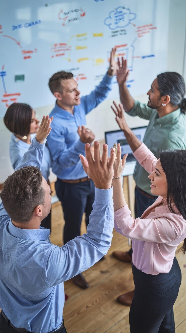 Foto brnstorming grupo de personas de negocios que trabajan