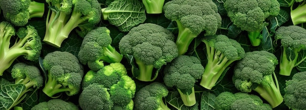 El broccoli verde y vibrante