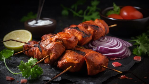 Brocheta tandoori