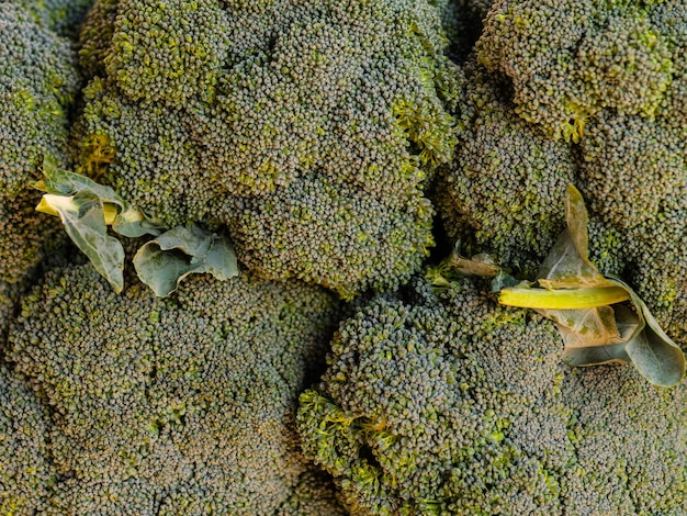 Brócoli fresco en el mercado