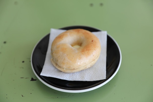 Brötchen mit Kaffee