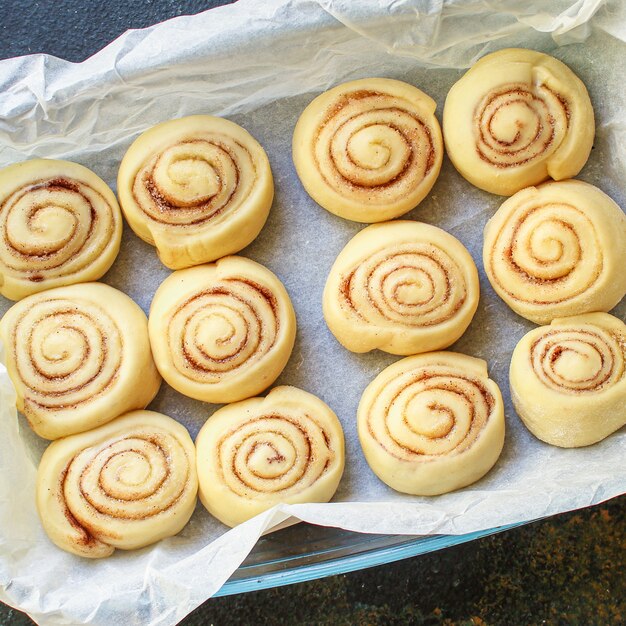 Brötchen Zimt hausgebacken