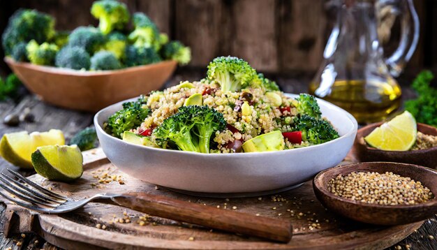 Brokkolisalat mit Gemüse