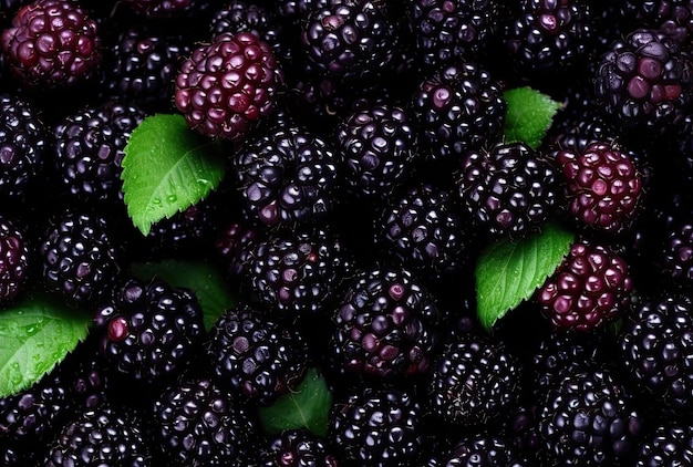 Brombeerbeeren-Textur