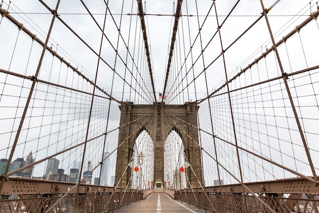 Brooklyn Bridge, niemand, New York City USA