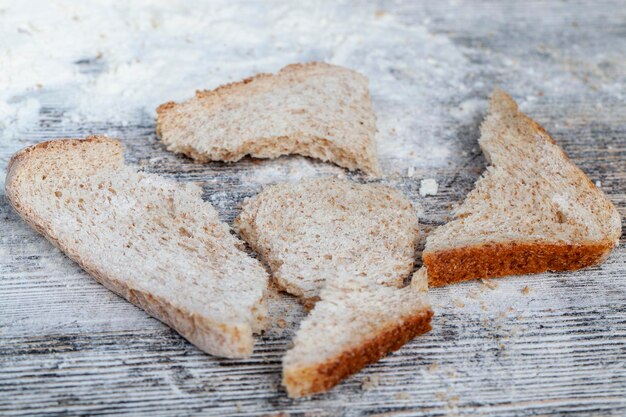 Brot aus weißem Weizenmehl zum Backen von Backwaren