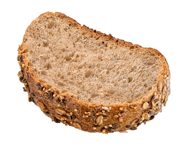 Foto brot lokalisiert auf weißem hintergrund