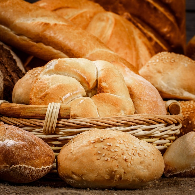 Brot und Backwaren Nahaufnahme