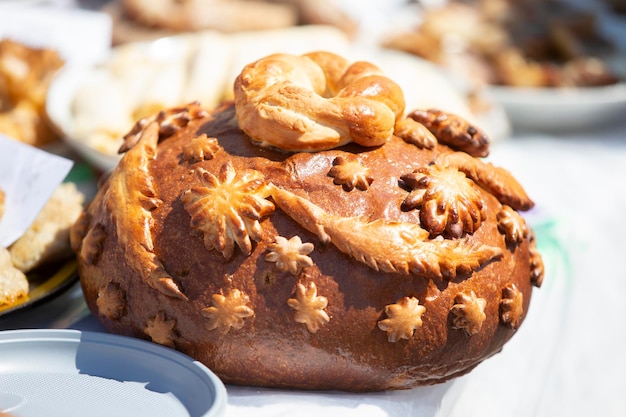 Brot und Salz als russische Tradition.