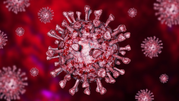 Brote de células de coronavirus