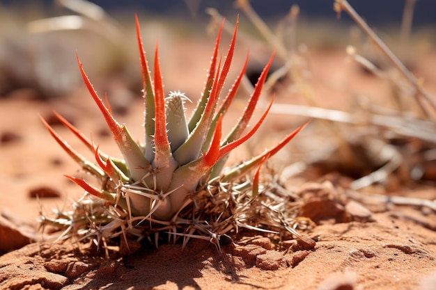 Brotes suculentos en el desierto Generativo Ai