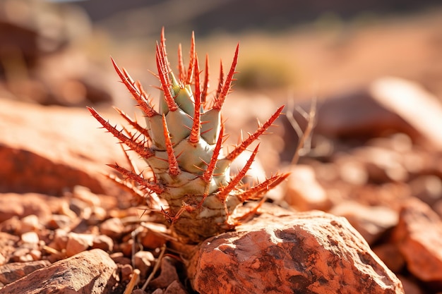 Brotes suculentos en el desierto Generativo Ai