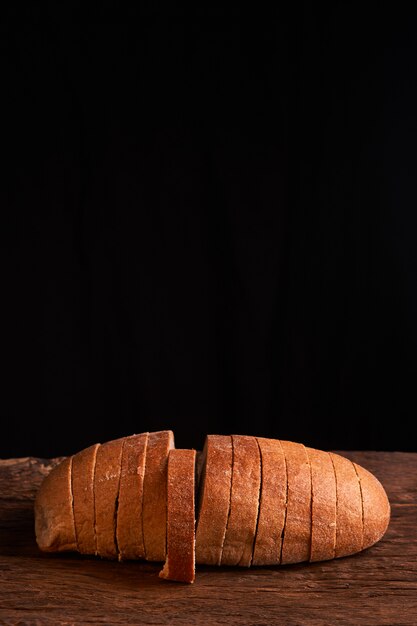 Brotkonzept des teasty Hauptlebensmittelabschlusses oben