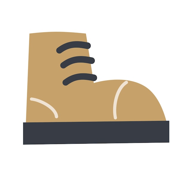 a brown shoe with a black band on it