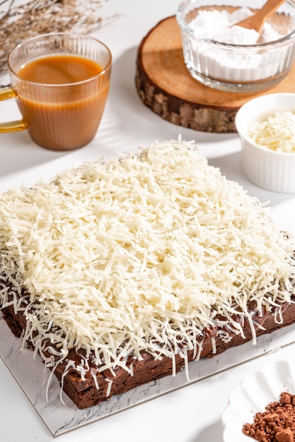 Brownies caseros Un brownie de chocolate es un dulce horneado con chocolate.