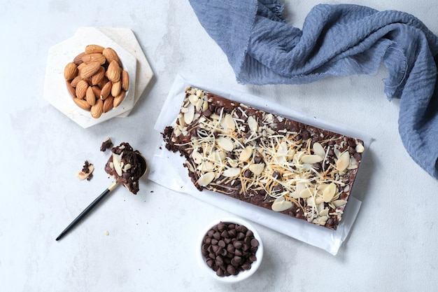 Brownies de Chocolate com Queijo