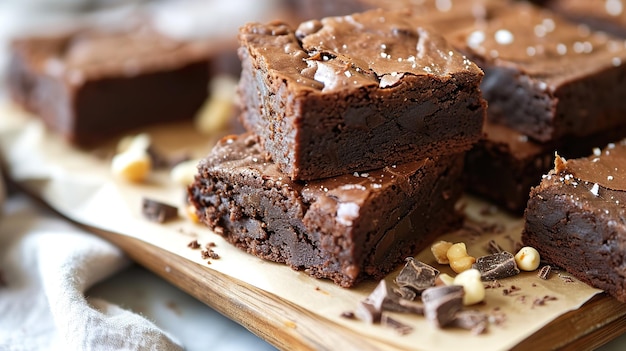 Brownies de chocolate ricos