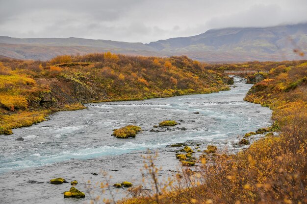 Bruara-Fluss in Island