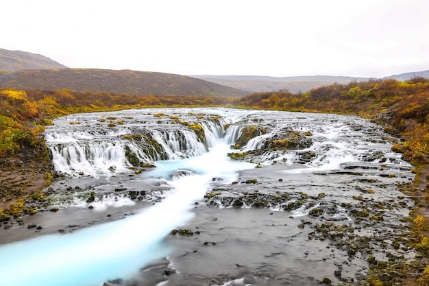 Bruarfoss-Wasserfall in Island