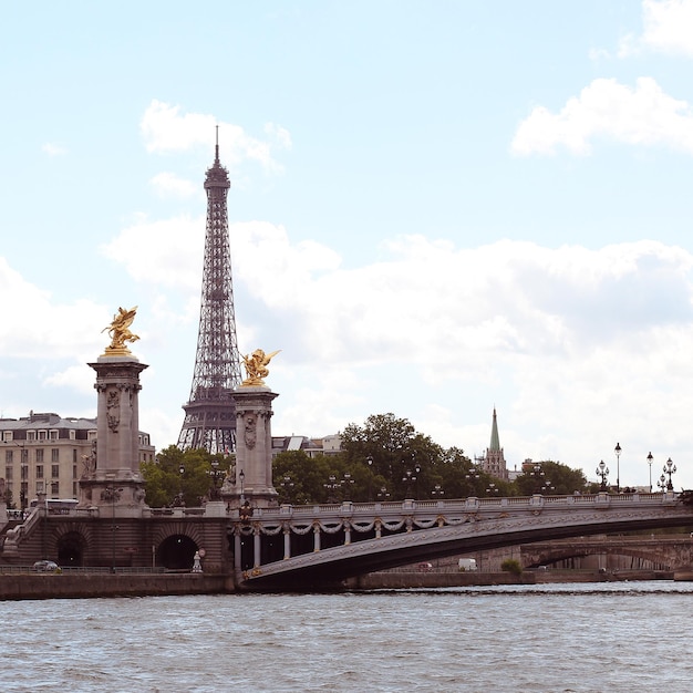 Brücke Alexander 3 in Paris Frankreich