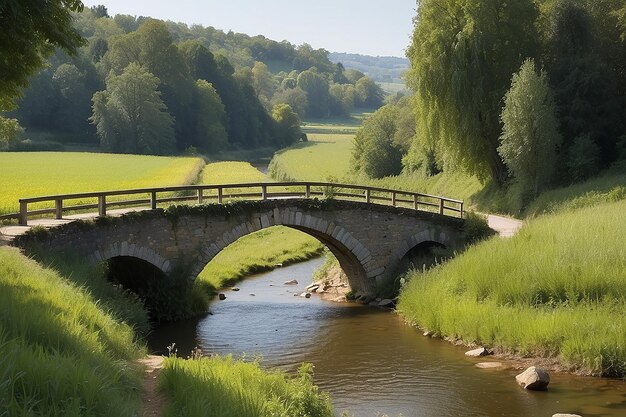 Brücke auf dem Land