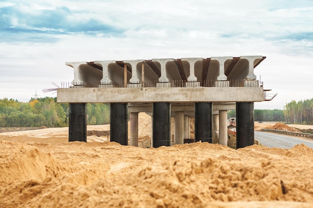 Brücke im Bau