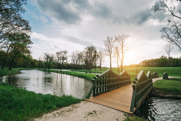 Brücke im Park