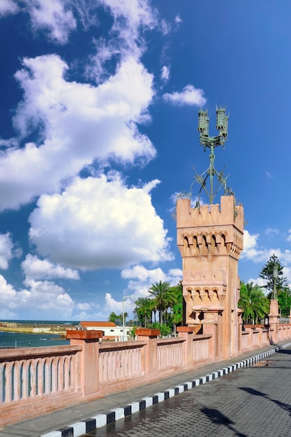 Brücke im Royal Park Montazah, Alexandria. Ägypten.