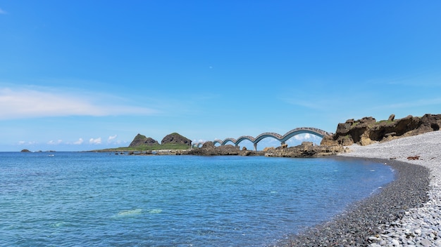 Brücke mit drei Göttern in Taiwan