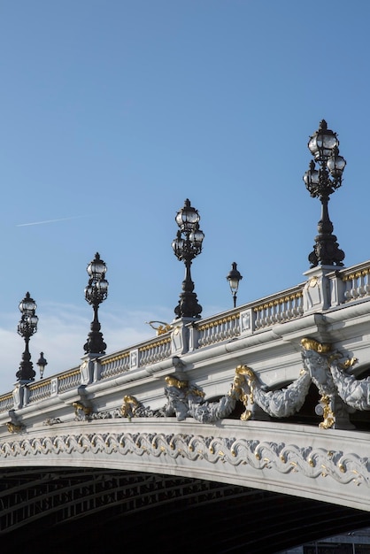 Brücke Pont Alexandre III, Paris, Frankreich