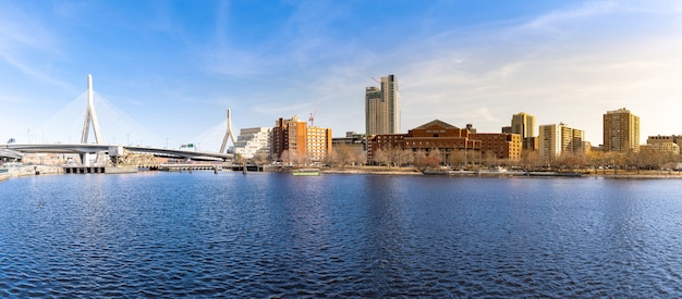 Brückenpanorama Bostons Zakim