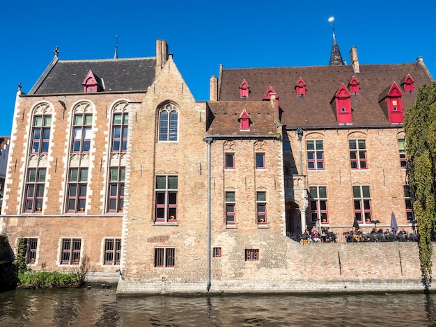 Brügge Stadtszenen in Belgien Wohngebäude Kirche attraktive und schöne Szenen