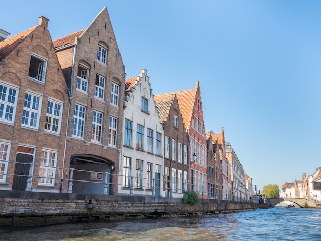 Foto brügge-stadtszenen in belgischen wohngebäuden attraktive und schöne szenen
