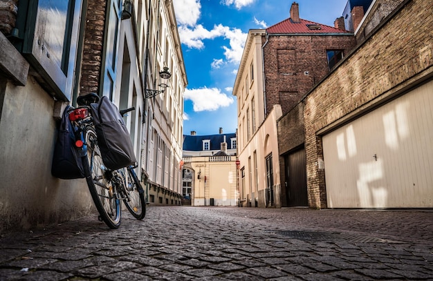 Bruges na cidade velha da Bélgica