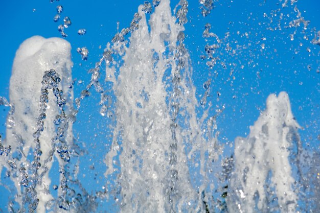 Brunnen im Park-Makro