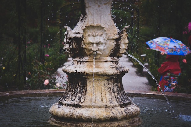 Brunnen im Park